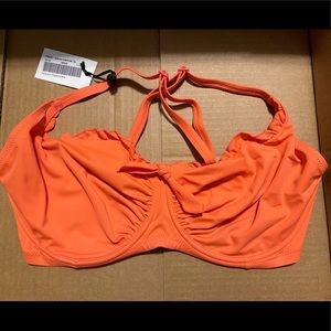 Pour Moi Coral 2 piece multi way bathing suit NWT